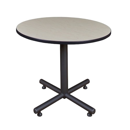 Kobe Round Tables > Breakroom Tables > Kobe Square & Round Tables, Wood, Metal Top, Maple TKB42RNDPL